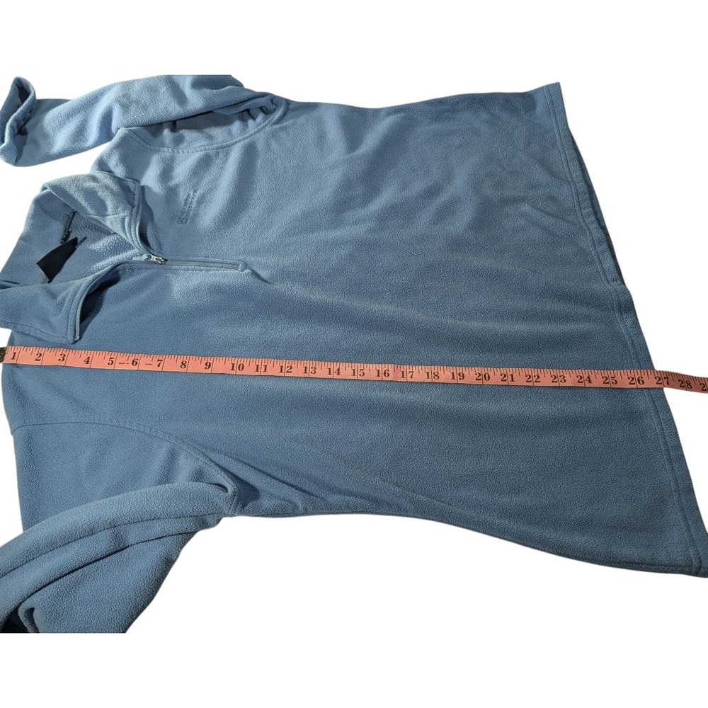 Mountain Warehouse Fleece Blue Quarter Zip Chest Logo Long Sleeve Womens Sixteen - Picture 11 of 12